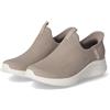 Skechers Donna Ultra Flex 3.0 Easy Win Slip-In ALLENATRICE, Taupe Knit/Trim, 36 EU