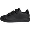 adidas Unisex - Bambini e Ragazzi Advantage Base 2.0 Children Shoes, Core Black/Core Black/Grey Six, 28 EU