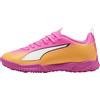 PUMA Ultra 6 Play TT JR Scarpe da Calcio, Poison Pink White-Sun Stream-Bright Aqua Black, Taglia 42, Poison Pink PUMA White Sun Stream Bright Aqua PUMA Black, 31 EU