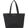 Fritzi aus Preussen Fritzi Cloud Shopper ultraleggera vegana da donna, borsa per la spesa quotidiana City con chiusura lampo, tasche interne e scomparto 29,5 x 37 x 13 cm, rosa, nero, giallo, verde
