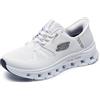Skechers Donna Glide-Step Pro Slip-In ALLENATRICE, White Mesh/Silver Trim, 39 EU