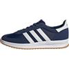 adidas Uomo Run 70S 2.0 Shoes, Dark Blue/Cloud White/Cloud White, 48 EU