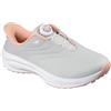 Skechers Donna Go Golf Women's Synthetic Upper Dial Closure Spike Less Golf Shoes Slip-in ALLENATRICE, Light Gray/Pink Twist Fit, 37 EU