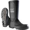 DUNLOP JobGuard S5 - Stivali da lavoro per donna e uomo - Stivali di sicurezza impermeabili con puntale in acciaio - Resistenti ai prodotti chimici e antiscivolo - Nero - Taglie 40