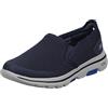 Skechers Gowalk 5-Elastic Stretch Athletic Slip-on Casual Loafer Walking Shoe, Scarpe da Ginnastica Uomo, Blu Blau Navy, 45 EU X-Larga