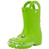 Crocs Handle It Rain Boot K, Stivali Unisex - Bambini e Ragazzi, Green, 37/38 EU