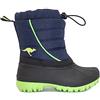 KangaROOS K-Ben, Stivali da Neve Uomo, Dk Navy Lime, 39 EU