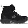 LOTTO Ketcham Tex T Unisex Kids, Scarpe da Ginnastica, Nero/Grigio, 36 EU