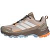 adidas Donna Terrex Skychaser AX5 Gore-Tex Hiking Shoes, Wonder Taupe/off White/Glow Blue, 43 1/3 EU
