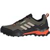 Adidas Uomo Terrex AX4 Gore-Tex Hiking Shoes, Olive Strata/Wonder Beige/Core Black, 38 2/3 EU