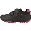 Geox J New Savage Boy A, Scarpe Bambini e ragazzi, Nero/Rosso (Black/Red), 25 EU