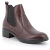 ENVAL SOFT Stivaletti con Tacco in Pelle da Donna Cioccolato
