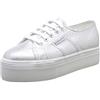 Superga 2790 Lamew - Scarpe Da Ginnastica Basse Donna, Grigio (Grey Silver 031), 42 EU, Pair
