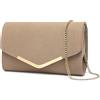 Miss Lulu Pochette Donna Elegante, Borsetta Donna, Pochette e Clutch Pelle, Borsa Donna,Pochette Eleganti da Cerimonia
