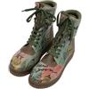 DOGO Women Vegan Leather Khaki Long Boots - New York Design