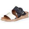 Piazza Pantoletten 900180-01, Mocassino Donna, Nero, 39 EU