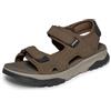 Skechers Sandali Wagner Avalon da Uomo, Marrone Sintetico, Taglia 42