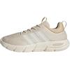 adidas Donna Cloudfoam Flex Elastic Laces Shoes, Wonder White/off White/Sand Strata, 36 EU