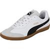 PUMA Unisex King 21 It Scarpe da calcio, Puma White Puma Black Gum, 38 EU