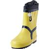 Playshoes Stivali Imbottiti In Gomma, Unisex - Bambini e ragazzi, Giallo Navy, 20 EU
