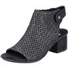 Rieker Sandali da donna 64670, Nero 00., 38 EU