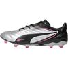 Puma King PRO Fg/AG, Scarpe da Calcio Unisex - Adulto, Puma Silver Puma Black Sun Struck Puma White, 46 EU