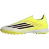 adidas Unisex - Adulto F50 League Laceless Turf Football Shoes, Team Solar Yellow 2/Core Black/Lucid Red, 41 1/3 EU