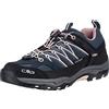CMP Kids Rigel Low Trekking Shoes Wp, Scarpe da trekking Unisex - Bambini e ragazzi, Asphalt-Rose, 36 EU