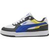 PUMA CAVEN III Block JR Sneaker, Shadow Gray-Royal Sapphire White, 38,5, Shadow Gray Royal Sapphire White, 38.5 EU