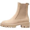 ONLY ONLBetty Nubuck - Scarpe da donna Chelsea effetto camoscio, marrone chiaro, 38 EU