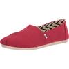 TOMS Alpargata Loafer Flat, Mocassino Basso, Rosso, 40 EU