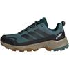 Adidas Uomo Terrex Skychaser Ax5 Hiking Shoes, Preloved Teal/Carbon/Grey Two, 38 2/3 EU