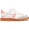 Lotto Sneaker Unisex per Bambini Vintal MF K, Papaia Bianca, 28 EU