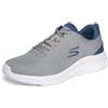 Skechers Skech-Lite PRO 2.0 BERRIX - Sneaker da Uomo, Grigio/Blu, Taglia 42