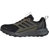 adidas Uomo Terrex Tracefinder 2 Climaproof Trail Running Shoes, Olive Strata/Core Black/Semi Impact Orange, 45 1/3 EU