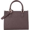 Valentino borsetta borsa a tracolla Samba Re Shopping Bag Moro marrone scuro