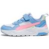 PUMA Trinity 2 LT AC+ PS Sneaker, White-Pink Shimmer-Intense Lavender, 1 UK Bambino, Puma Bianco Rosa Shimmer Intense Lavanda, 33 EU