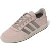 adidas Donna BREAKNET Sleek Shoes, Blush Pink/Cyber Met./Wonder White, 36 EU