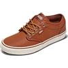Vans Uomo Atwood Sneaker, Marrone Leather, 43 EU