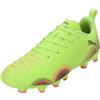 Puma Future 8 Play FG/AG JR - Scarpe da Calcio Unisex, Yellow Alert-Puma Black-Sun Struck,
