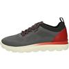 Geox U Spherica E, Sneaker Uomo, Dk Grey Red, 39 EU