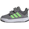 adidas Unisex - Bimbi 0-24 TENSAUR Sport 3.0 Shoes Infants, Grey Three/Lime Burst/Grey Five, 19 EU