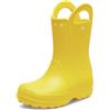 Crocs Handle It Rain Boot K, Stivali Unisex - Bambini e Ragazzi, Giallo, 29/30 EU