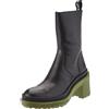 Love Moschino, JA24467G0FIAY, Stivaletto Donna, Nero/Verde, 39 EU