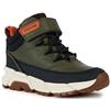 Geox J Flexyper Plus Boy, barca alla caviglia, Arancio militare., 31 EU