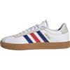 adidas Uomo VL Court 3.0 Shoes, Ftwr White/Pure Ruby/Mystery Ink, 40 2/3 EU