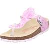 Superfit Fussbettpantoffel, Sandali Bambine e Ragazze, Pink Silver 5500, 41 EU