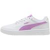 PUMA Court Lally JR Sneaker, Bianco-Malva Pop, 4.5 UK, Puma Bianco Malva Pop, 4.5 UK