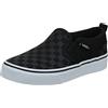Vans Asher, Scarpe da ginnastica Unisex - Bambini e ragazzi, Checker Black Black, 27 EU