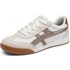 Skechers Women's Zinger-Concrete Safari Sneaker, White/Leopard, 8.5